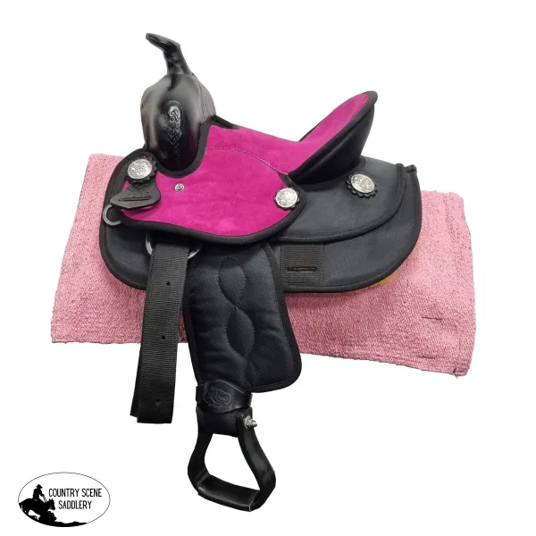 10" Pony Round Skirt Saddle Package