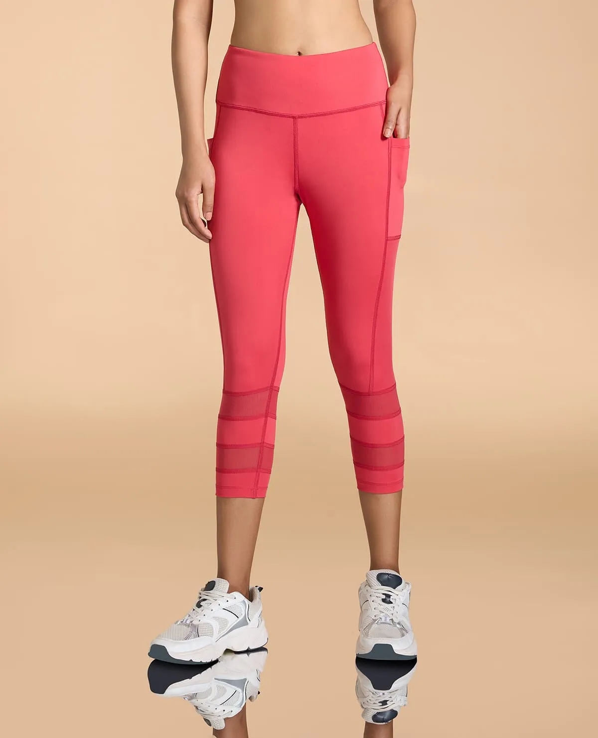 Active Mesh 7/8th Sports Leggings