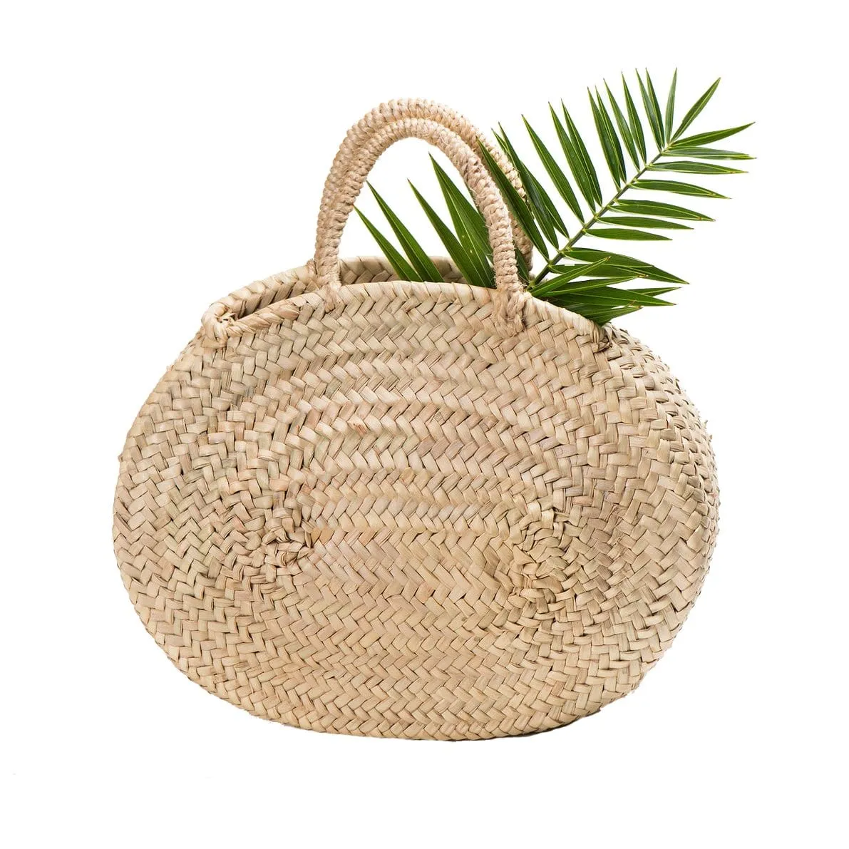 ANA - Oval Straw Bag Basket - Beach & Grocery, Shopping Bag