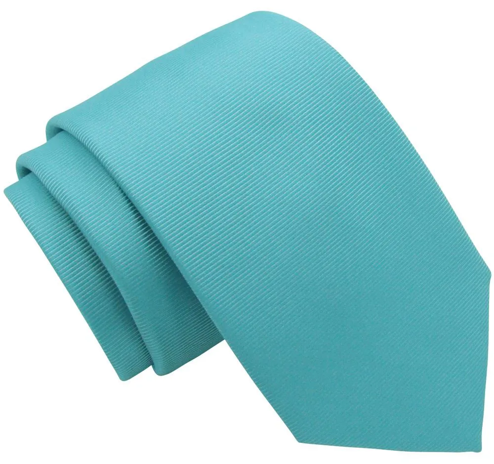 Aquamarine Twill Wedding Tie