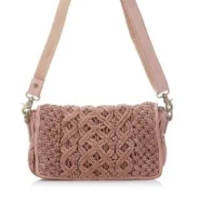 Art N' Vintage - Millen Foldover Clutch Bag -  Blush