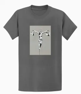 Banksy T-shirt - Jesus Shopping