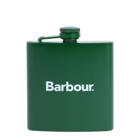 Barbour Logo Hip Flask Green