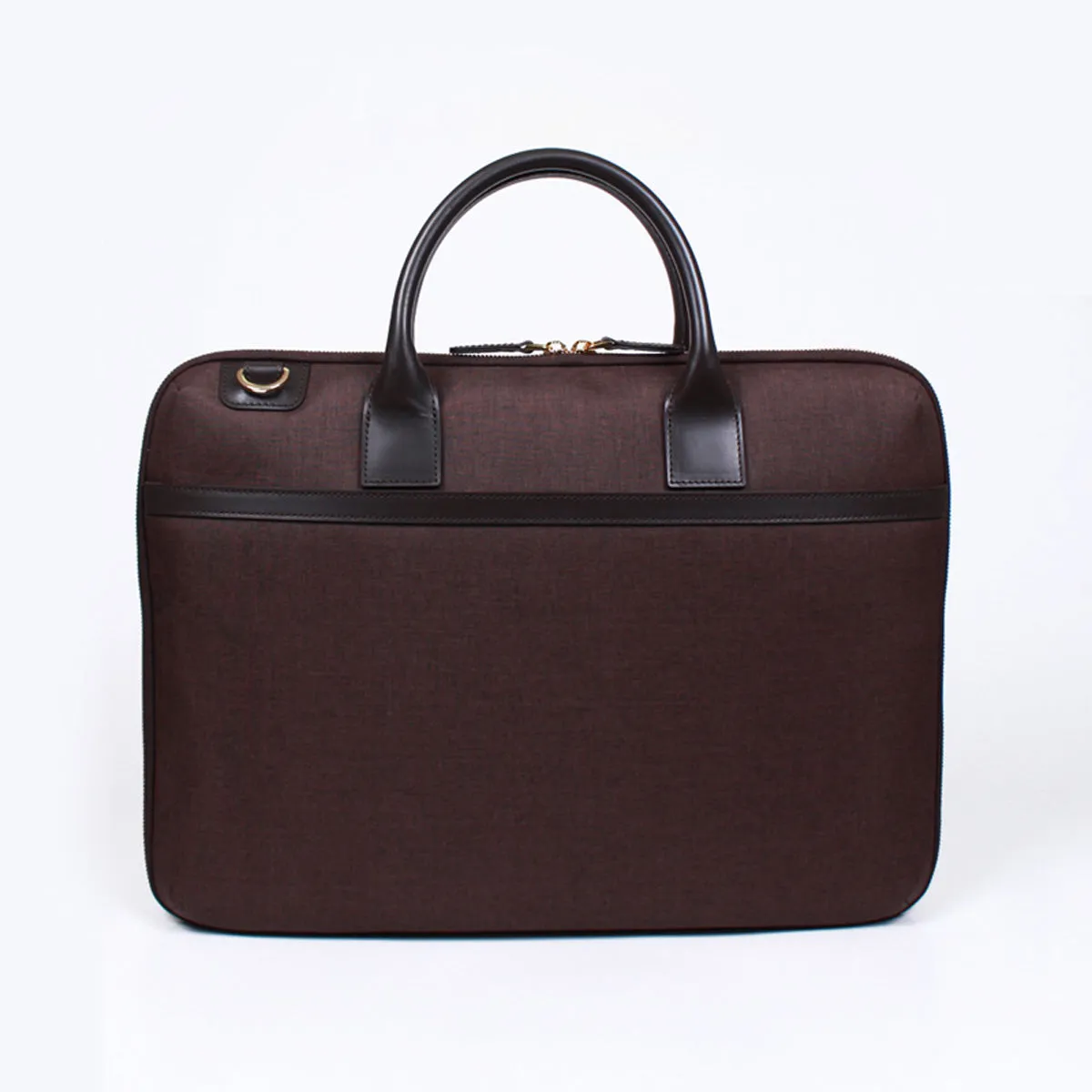 bene brown 13" 14" 15" 17" slim laptop briefcase