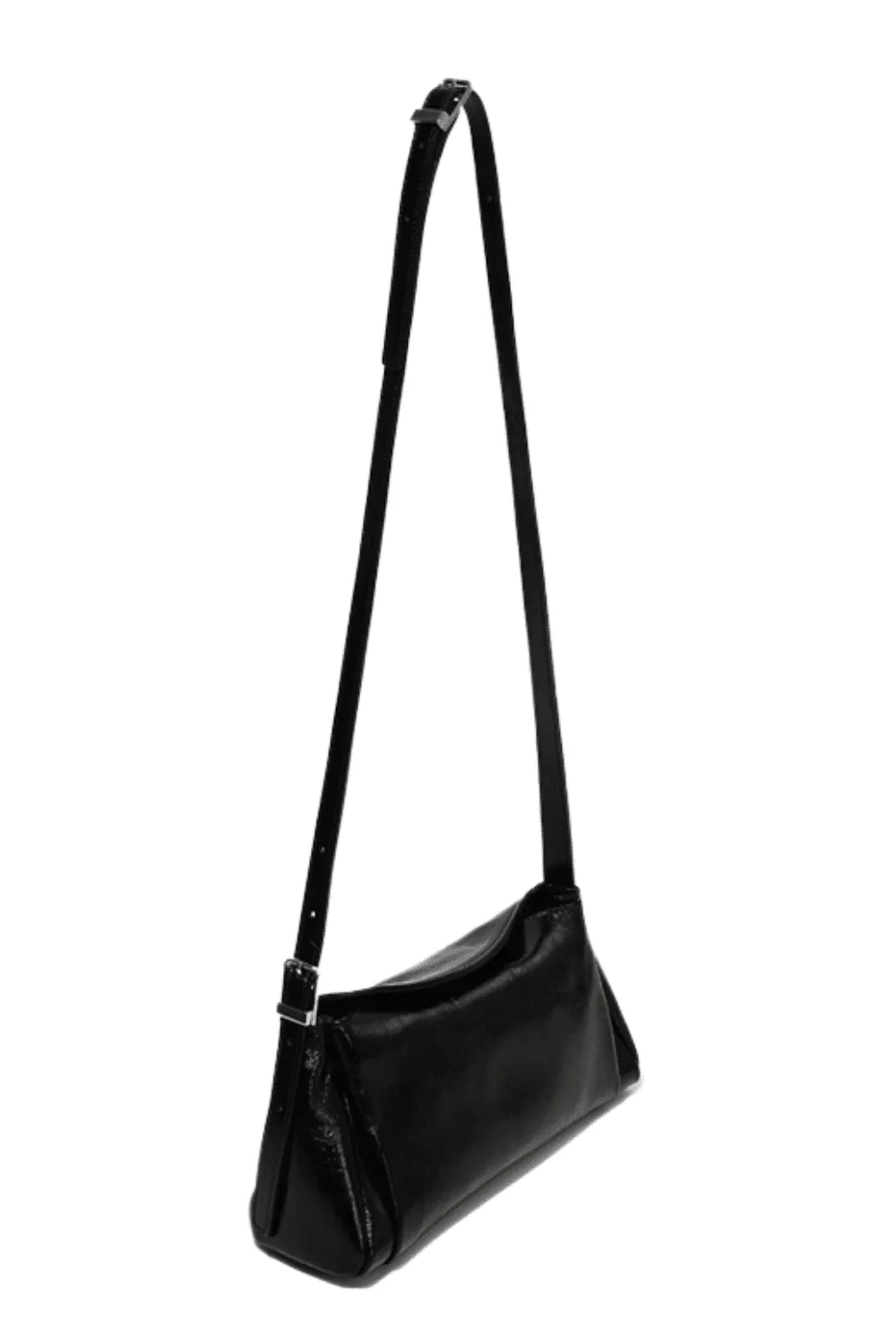 Black Bicorn Shoulder Bag