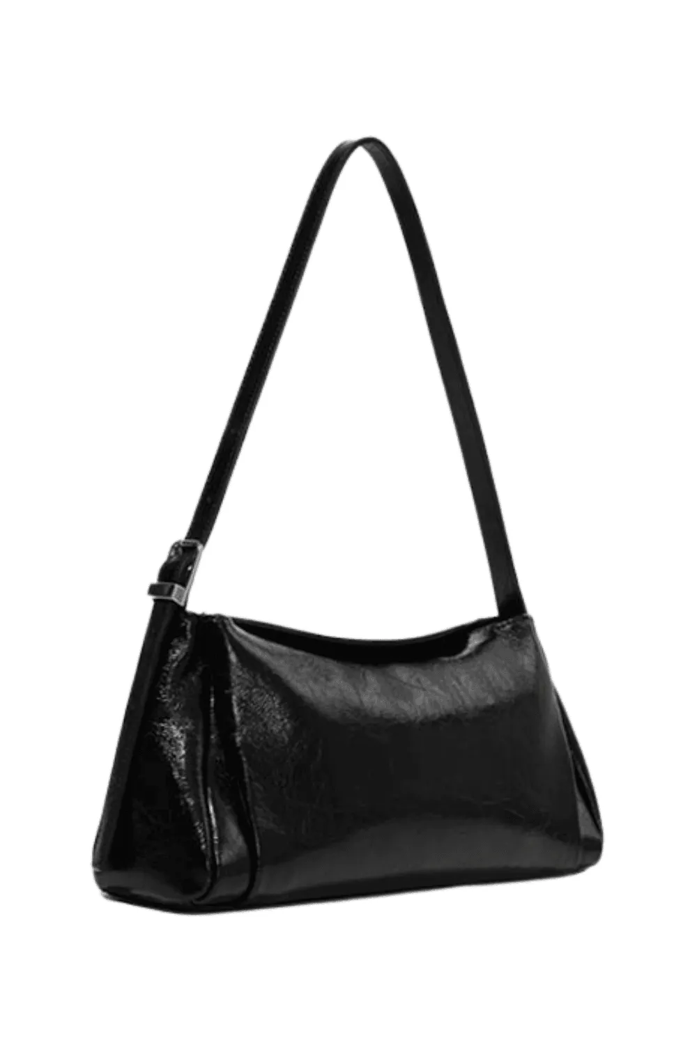 Black Bicorn Shoulder Bag