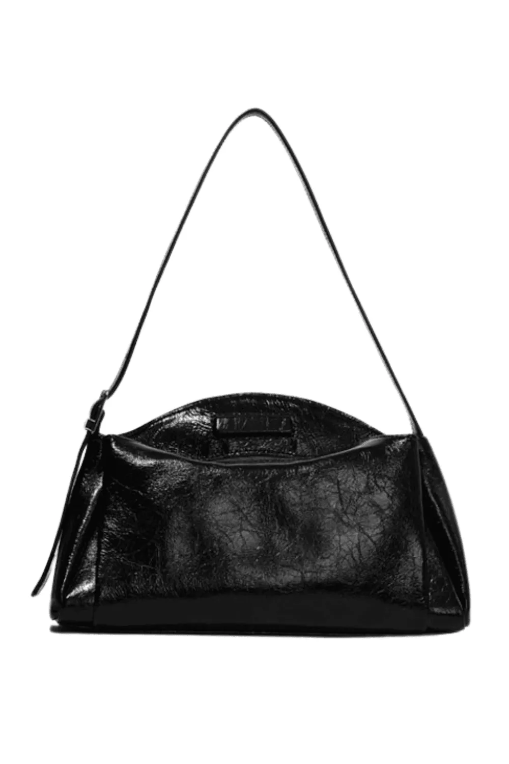 Black Bicorn Shoulder Bag