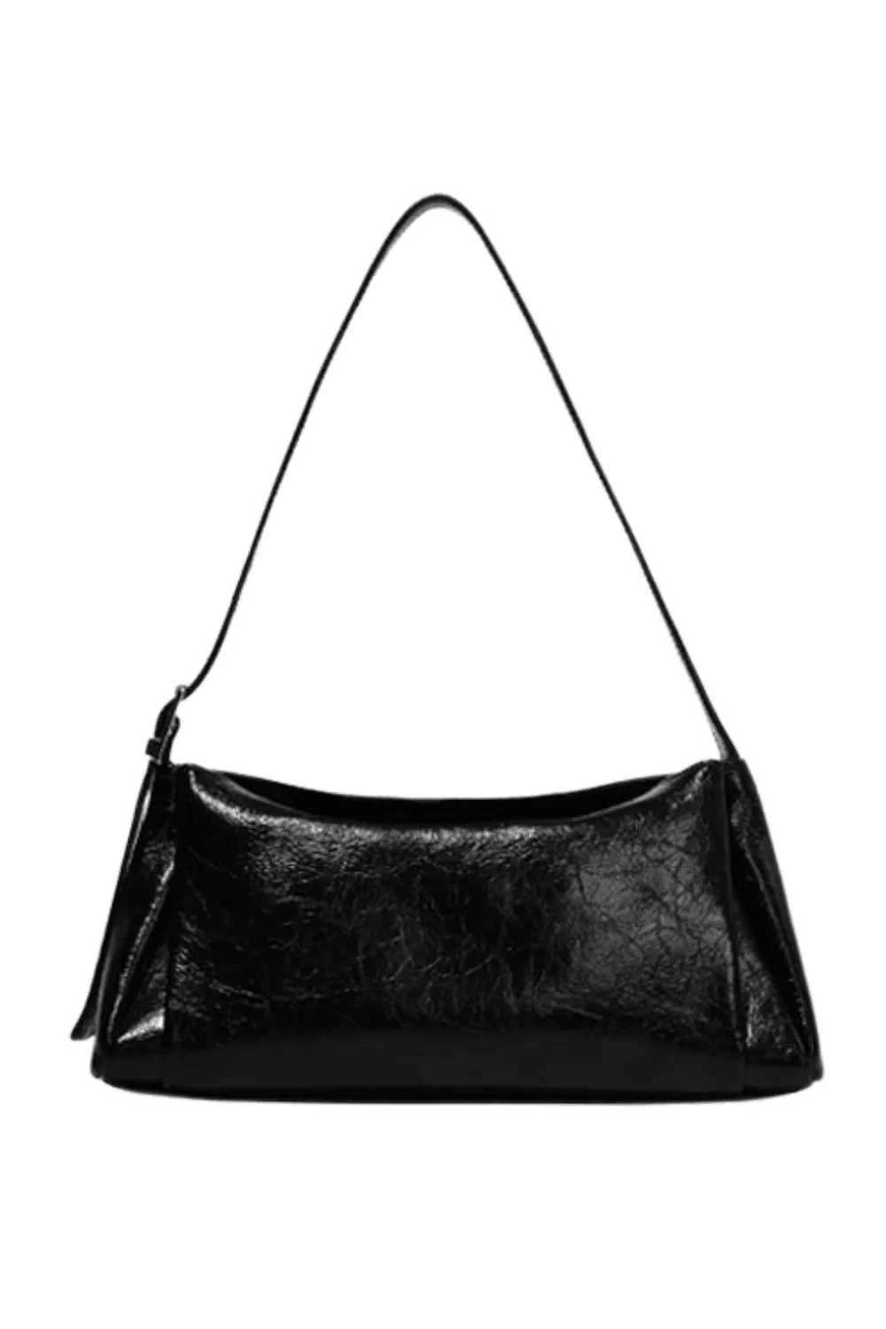 Black Bicorn Shoulder Bag