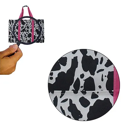 Black Cow Hot Pink NGIL Mega Shopping Utility Tote Bag