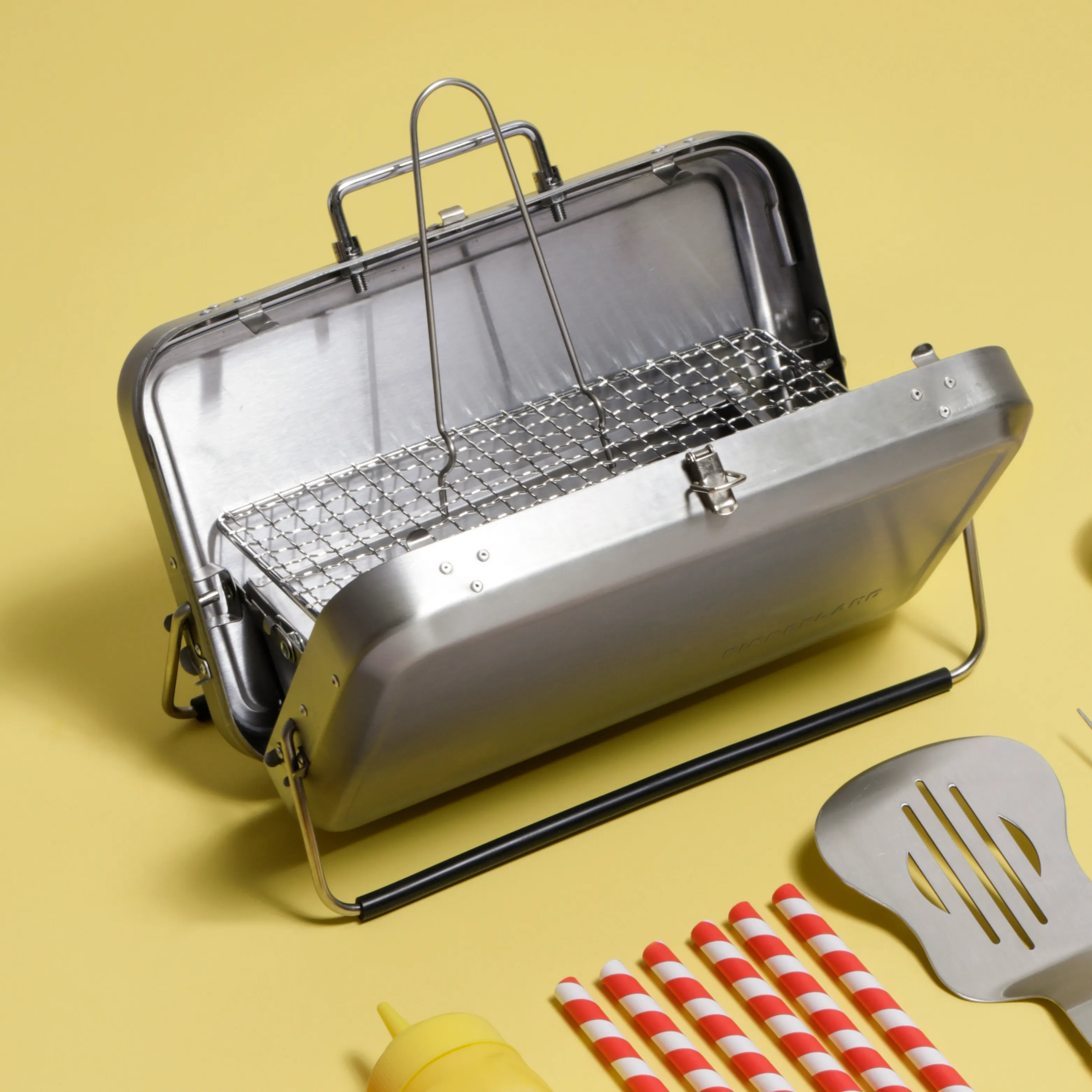 Briefcase BBQ Silver