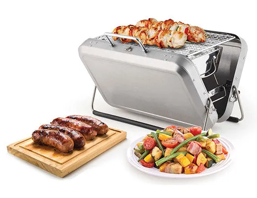 Briefcase BBQ Silver