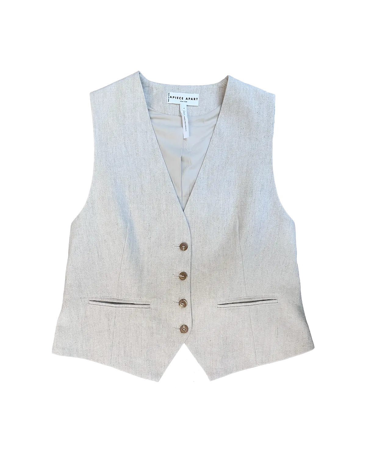 Cecilia Vest (Flax)