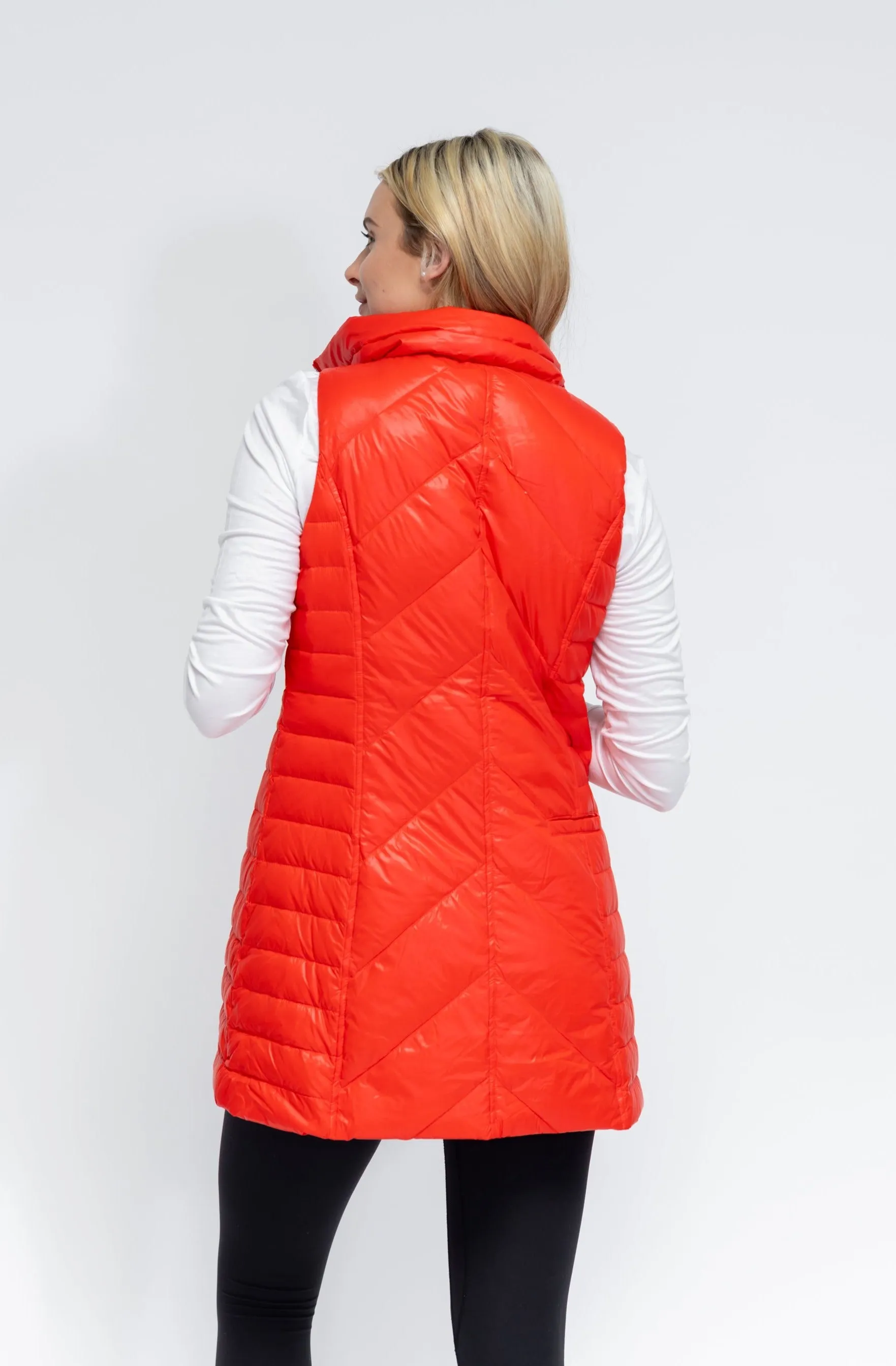 Chevron Quilted Vest