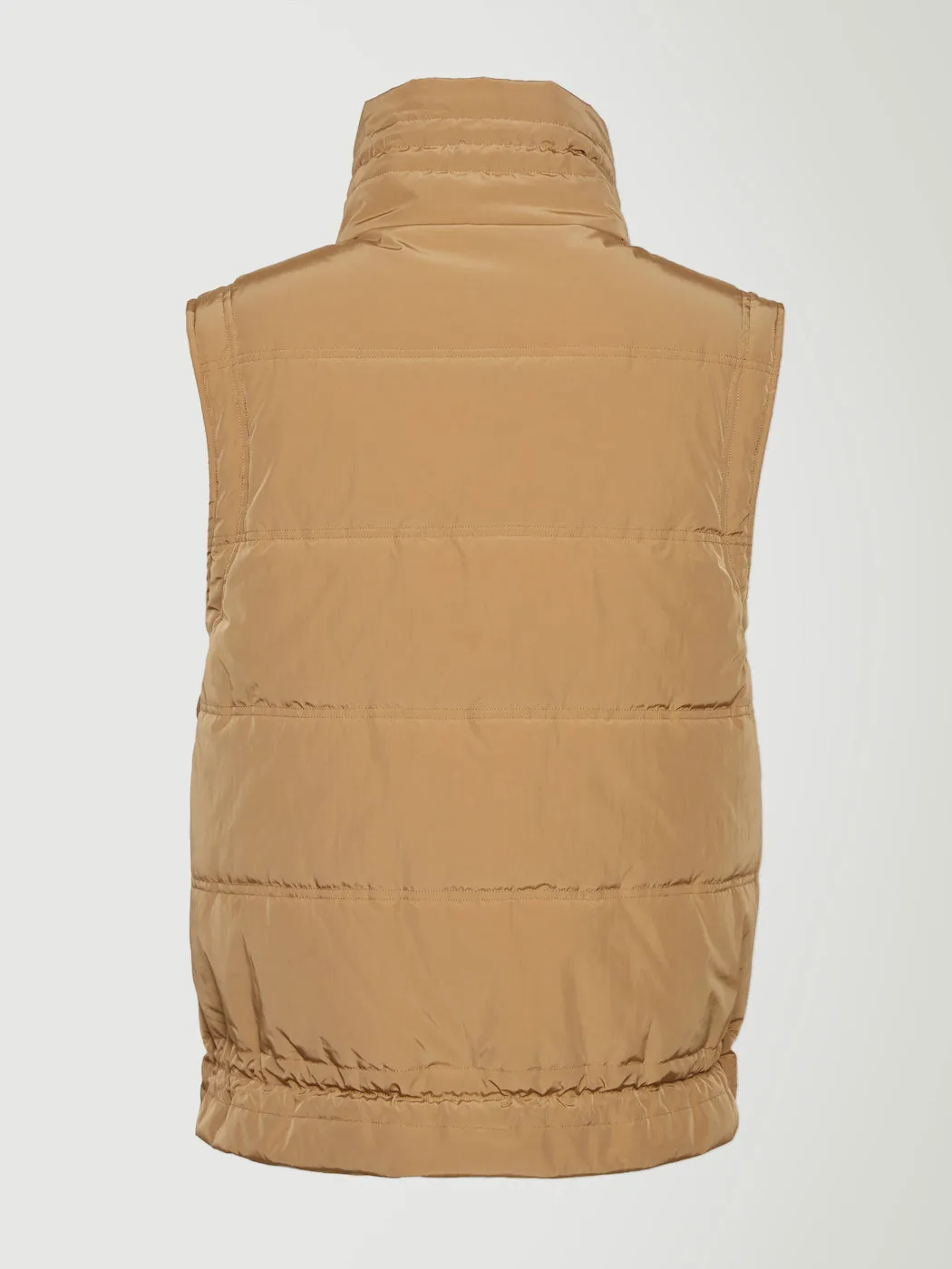 Cleo Puffer Vest - Walnut