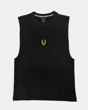 CLUB VEST LOGO BLACK