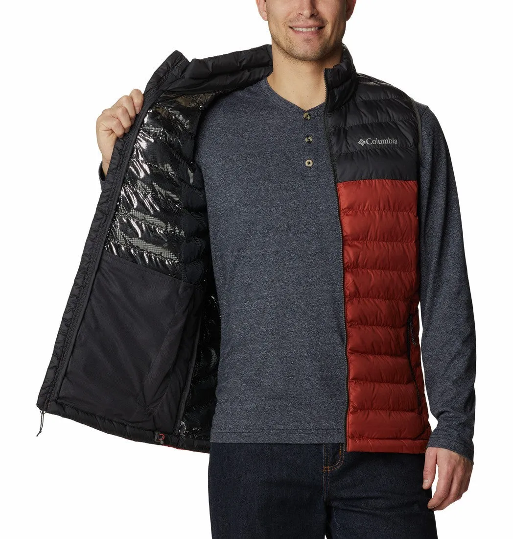 Columbia Mens Powderlite Vest -RED