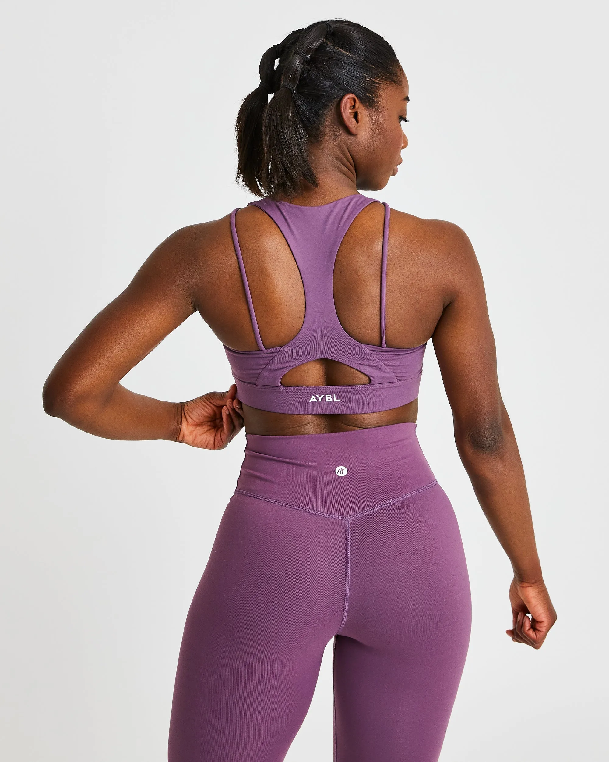 Core Sports Bra - Purple