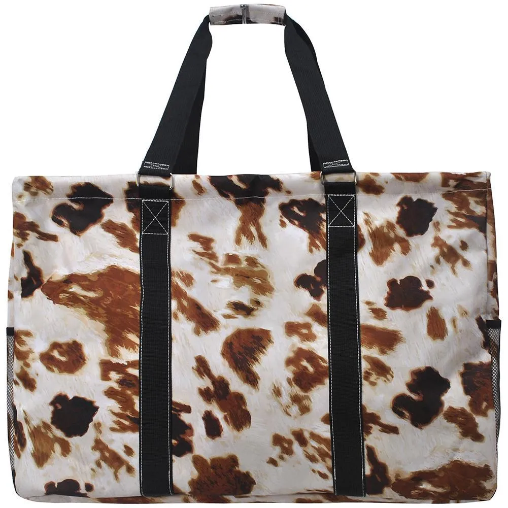 Cow Print NGIL Mega Shopping Utility Tote Bag