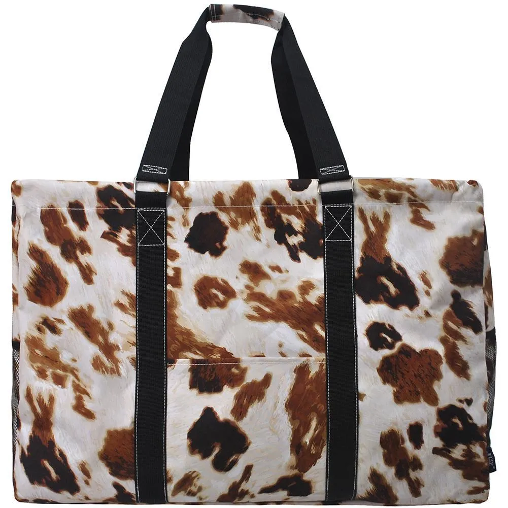 Cow Print NGIL Mega Shopping Utility Tote Bag