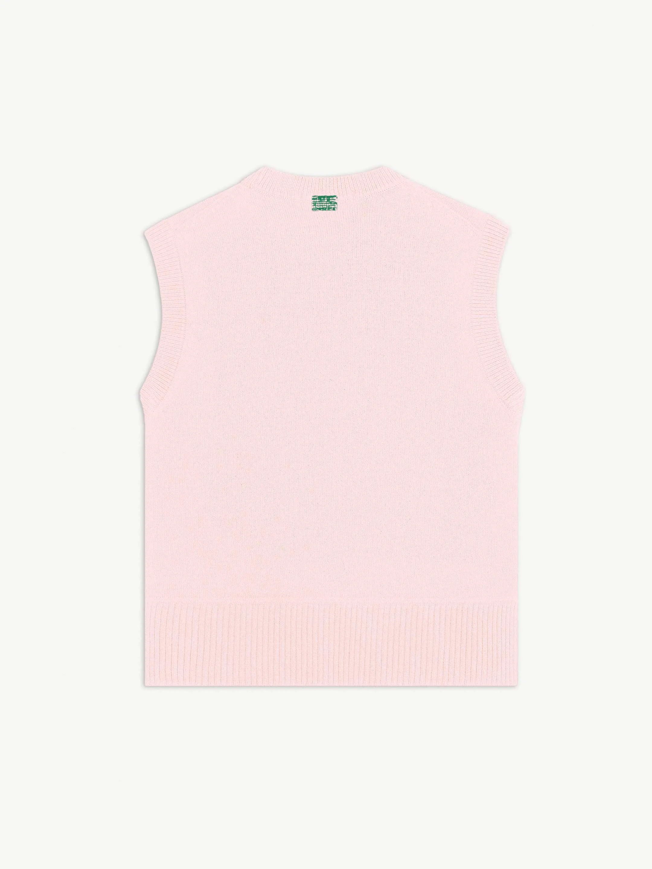 Crewneck Vest - Candyfloss Pink