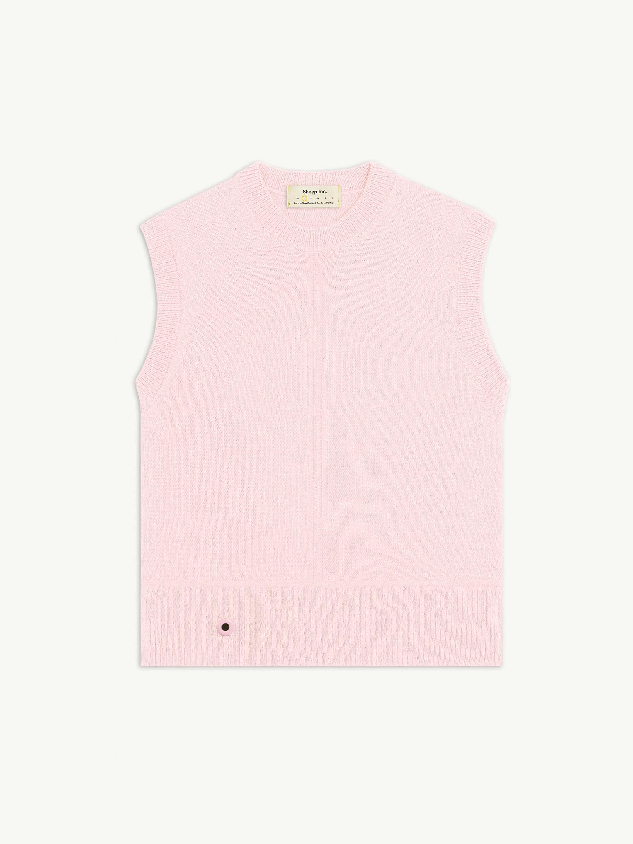 Crewneck Vest - Candyfloss Pink