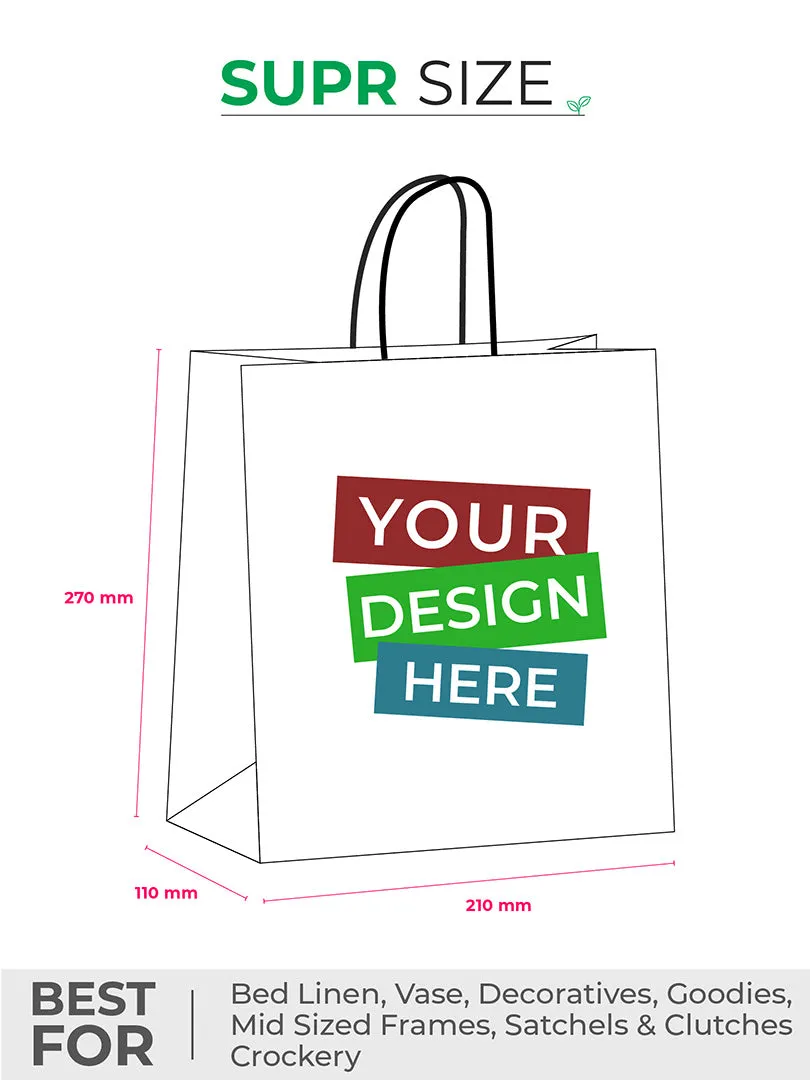 Custom Shopping Bags With Low Minimums & CMYK Printing.