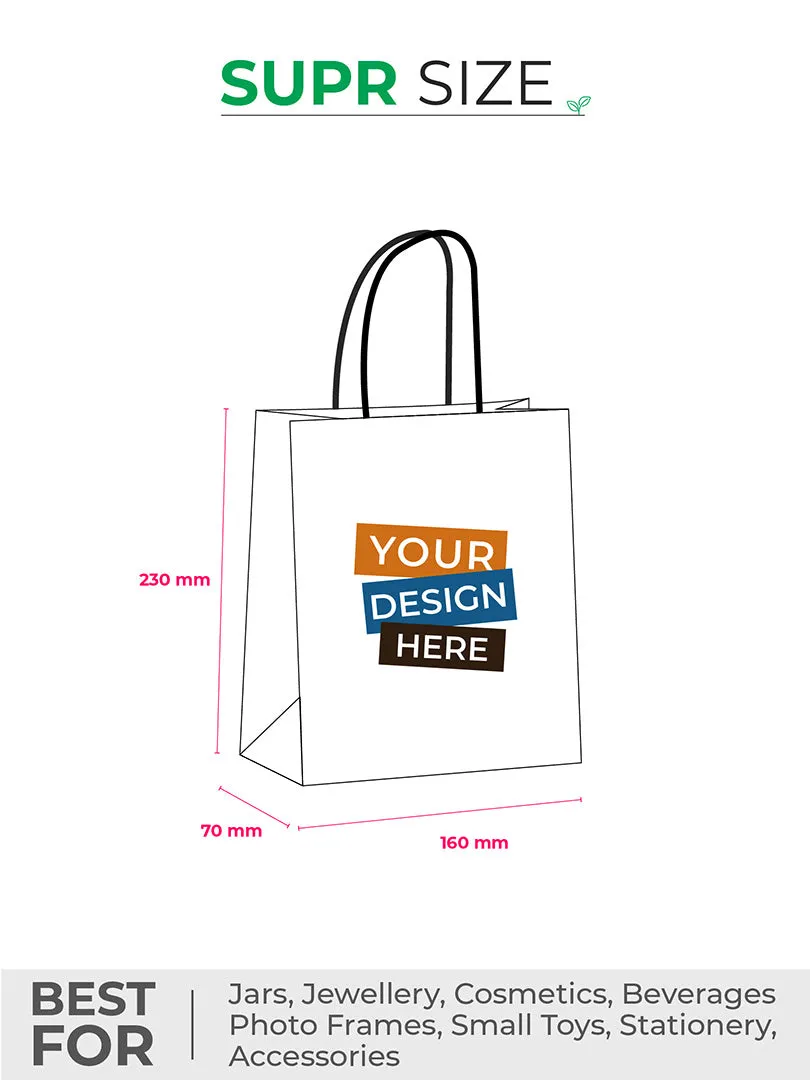 Custom Shopping Bags With Low Minimums & CMYK Printing.