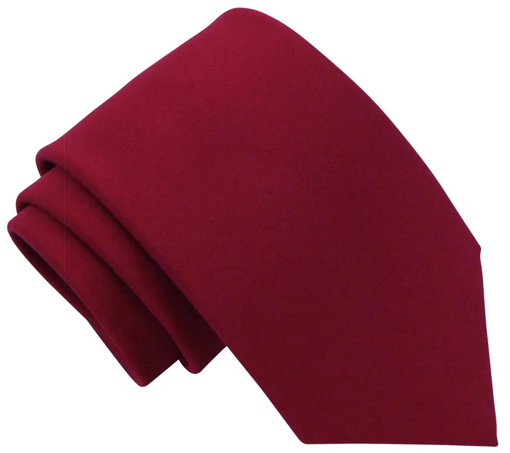 Deep Red Wedding Tie