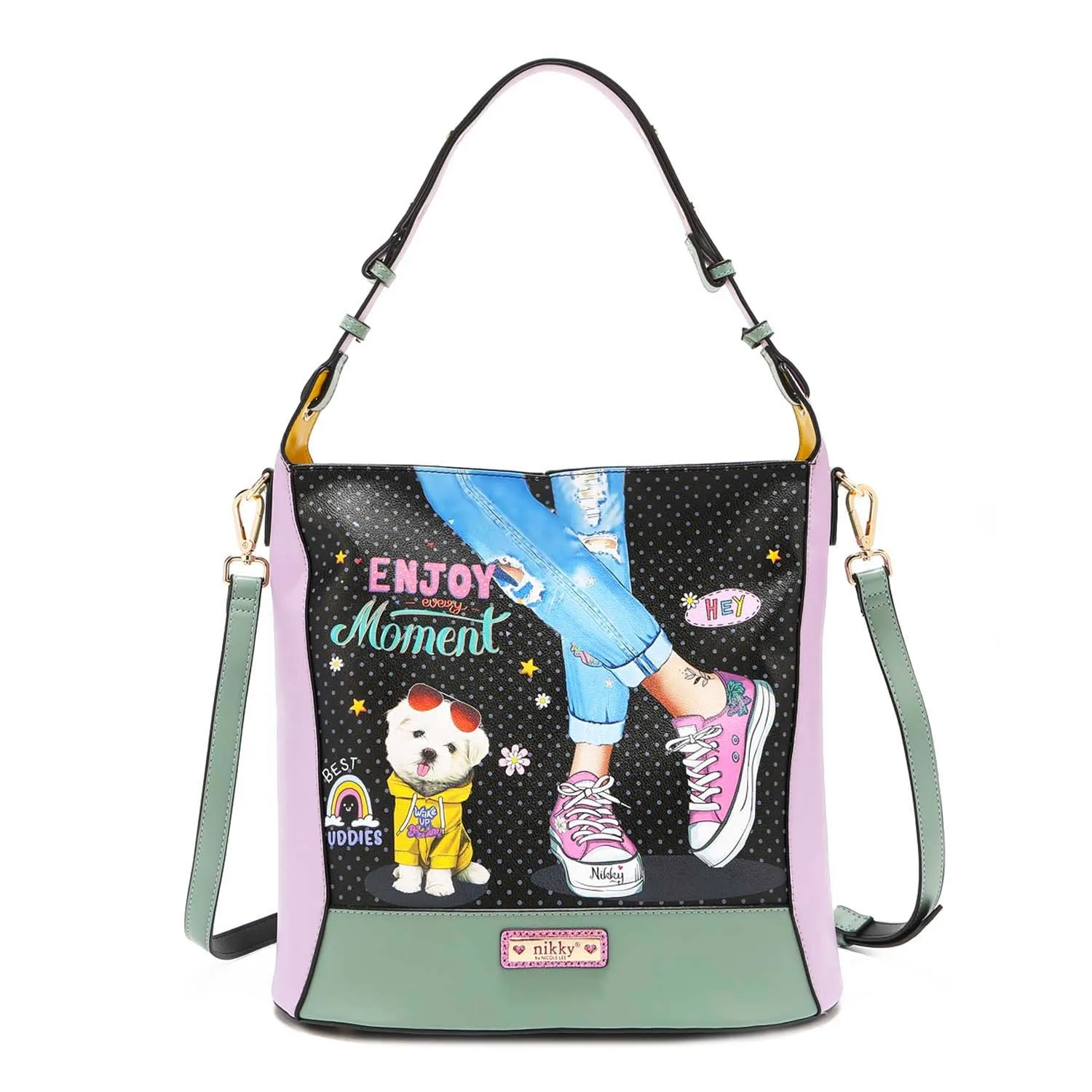 ENJOY EVERY MOMENT SHOULDER BAG