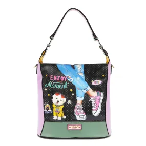 ENJOY EVERY MOMENT SHOULDER BAG