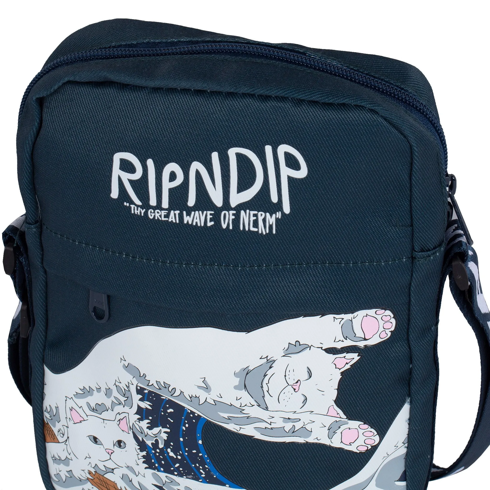 Great Wave Shoulder Bag (Navy)