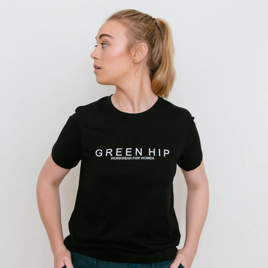 'Green Hip' Womens Organic Short Sleeve T-Shirt