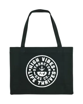 High Vibes Shopping Bag - Black