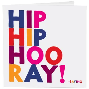 Hip Hip Hooray! Card