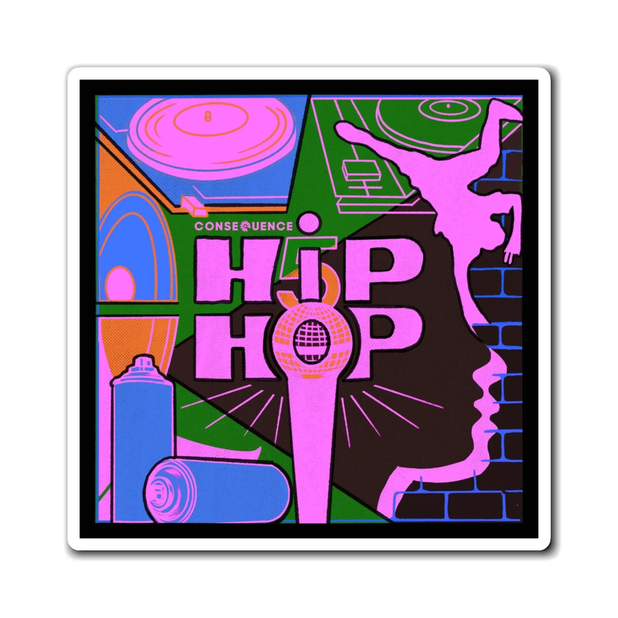 Hip-Hop 50 Magnet