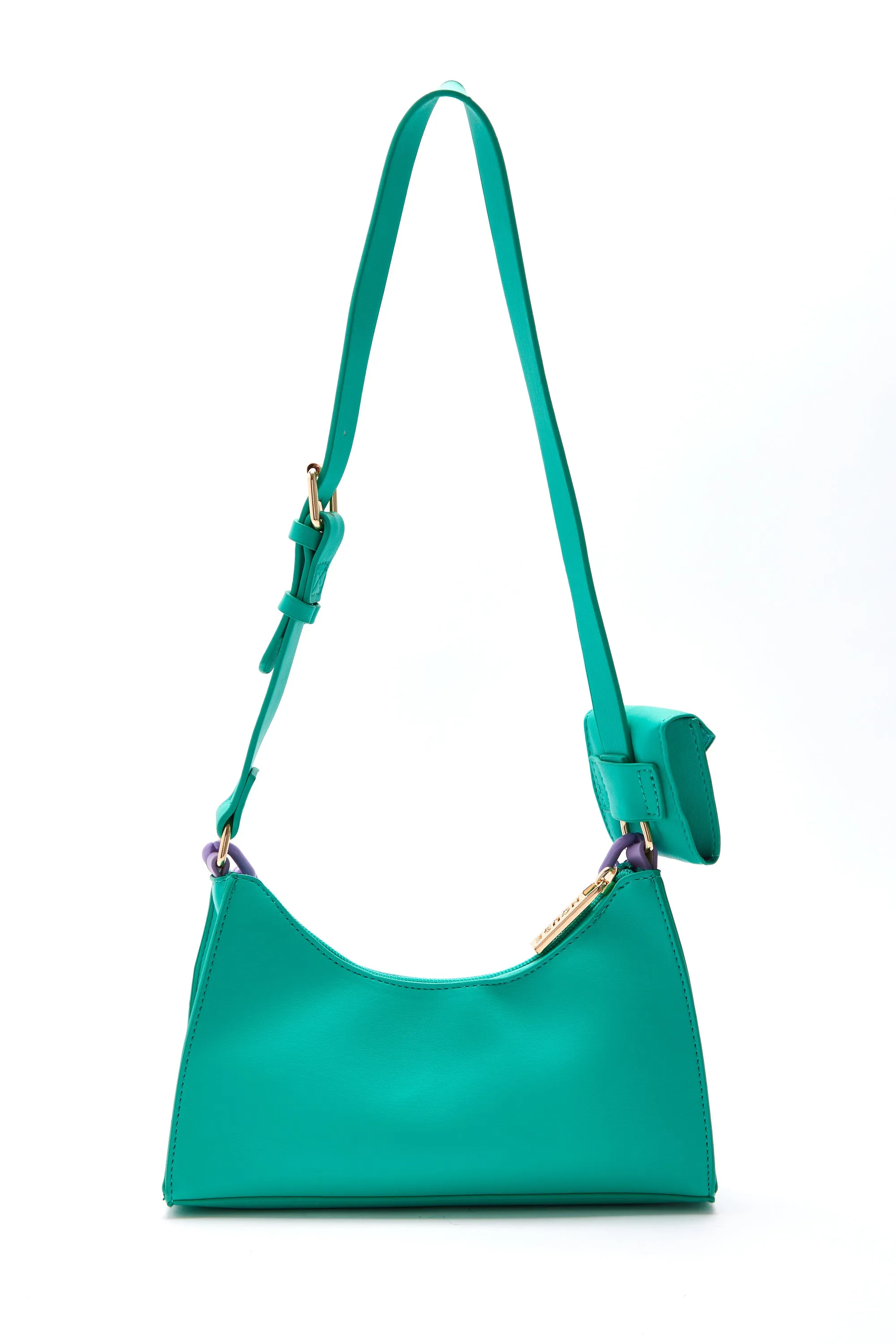 Holland House Printed Shoulder Bag in Turquoise