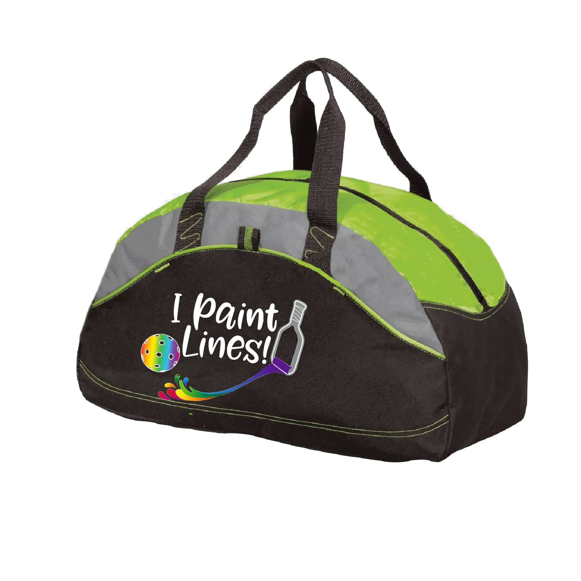 I Paint Pickleball Lines | Pickleball Sports Duffel | Medium Size Court Bag