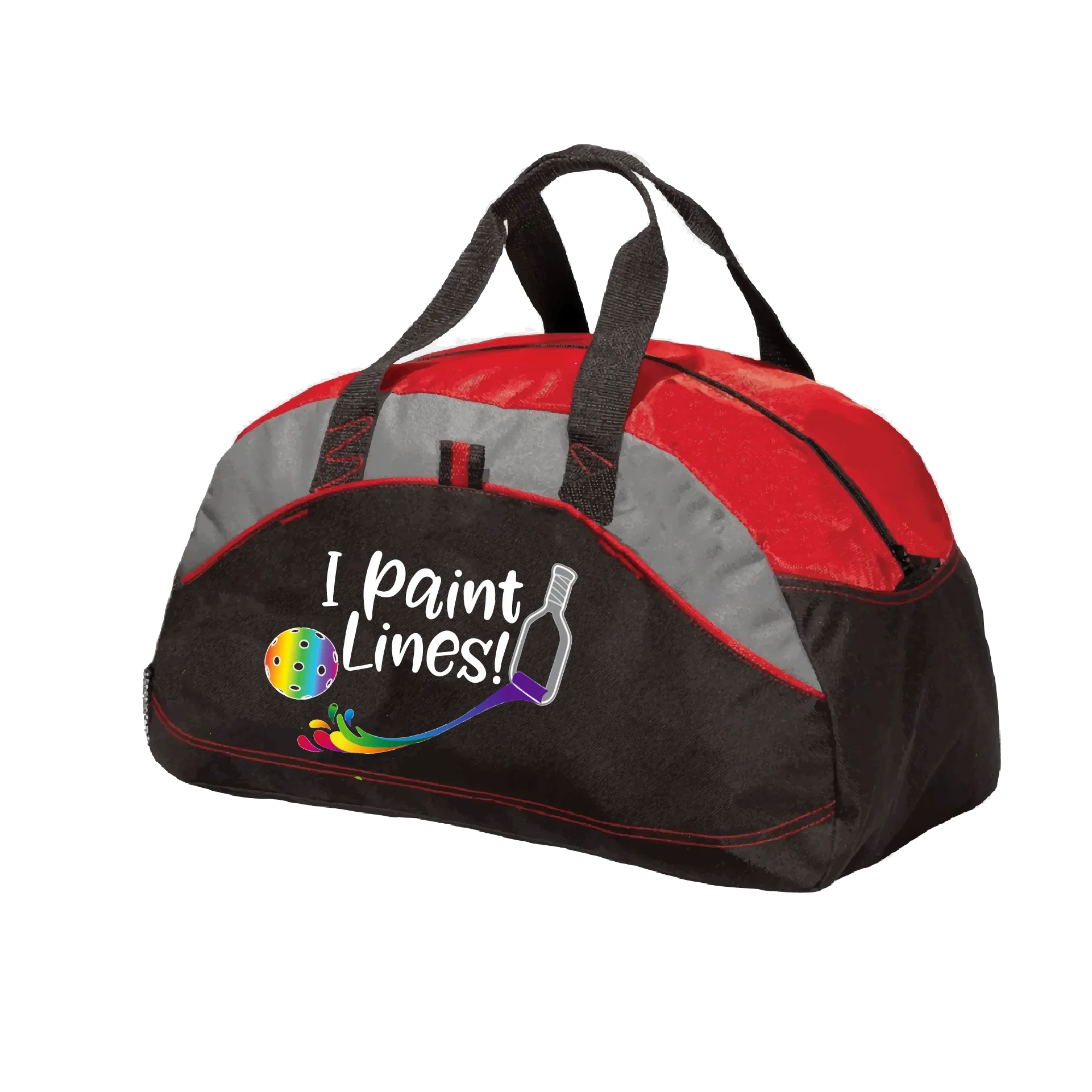 I Paint Pickleball Lines | Pickleball Sports Duffel | Medium Size Court Bag