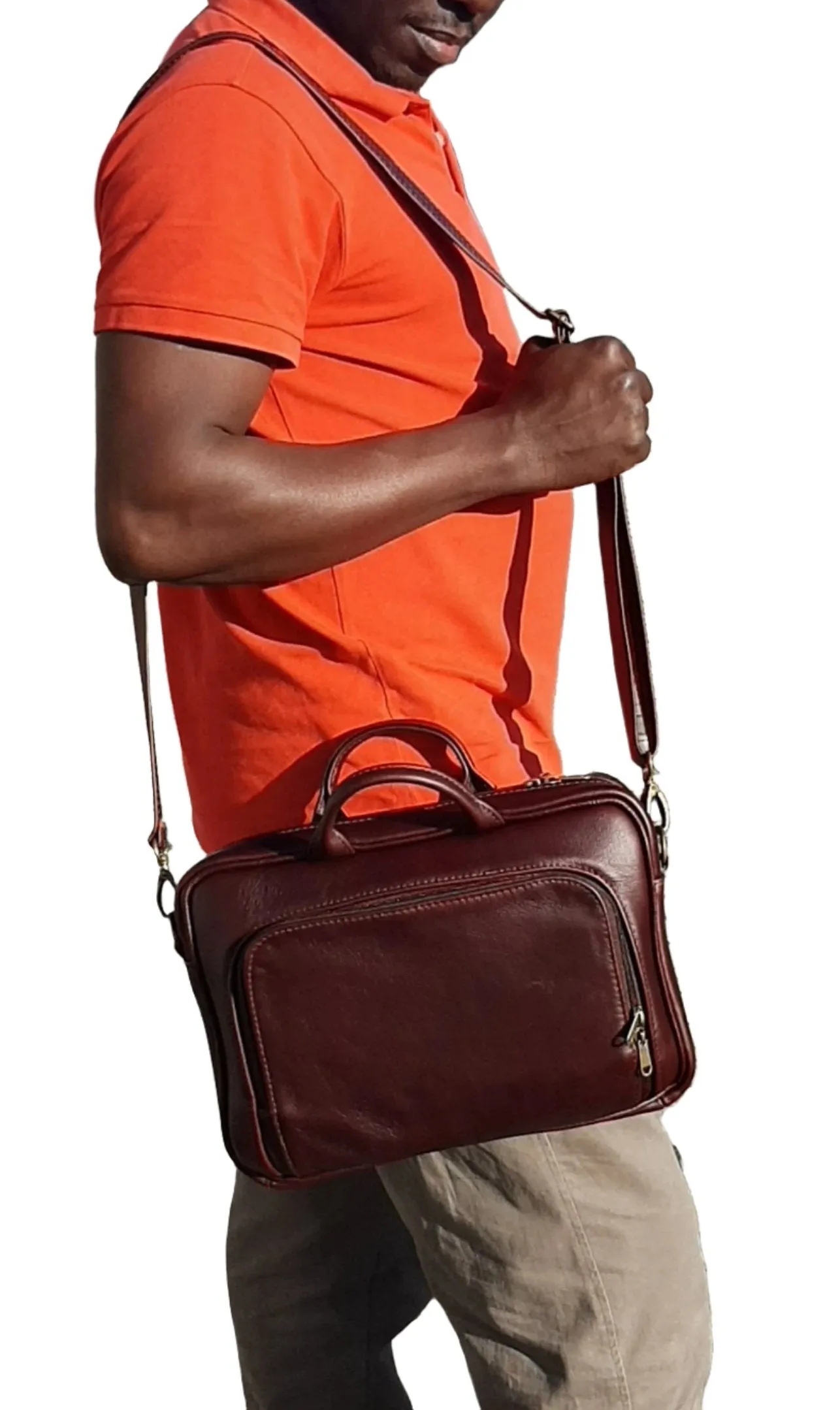 Stylish Iconic 12-Inch Laptop Briefcase - Sleek Design, Durable Protection, Perfect for Professionals