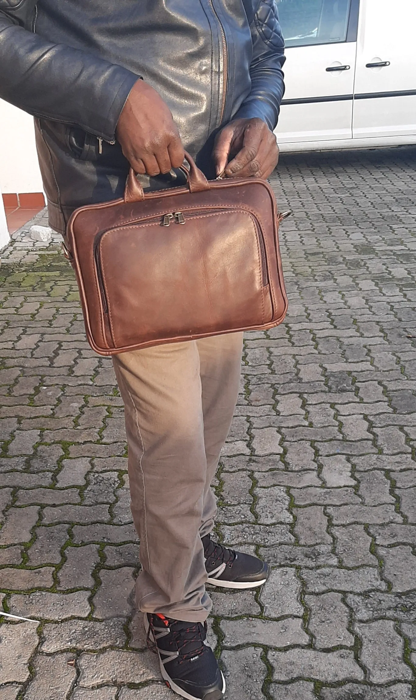 Stylish Iconic 12-Inch Laptop Briefcase - Sleek Design, Durable Protection, Perfect for Professionals