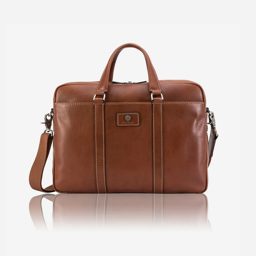 Jekyll & Hide Montana Slim Laptop Briefcase, Colt