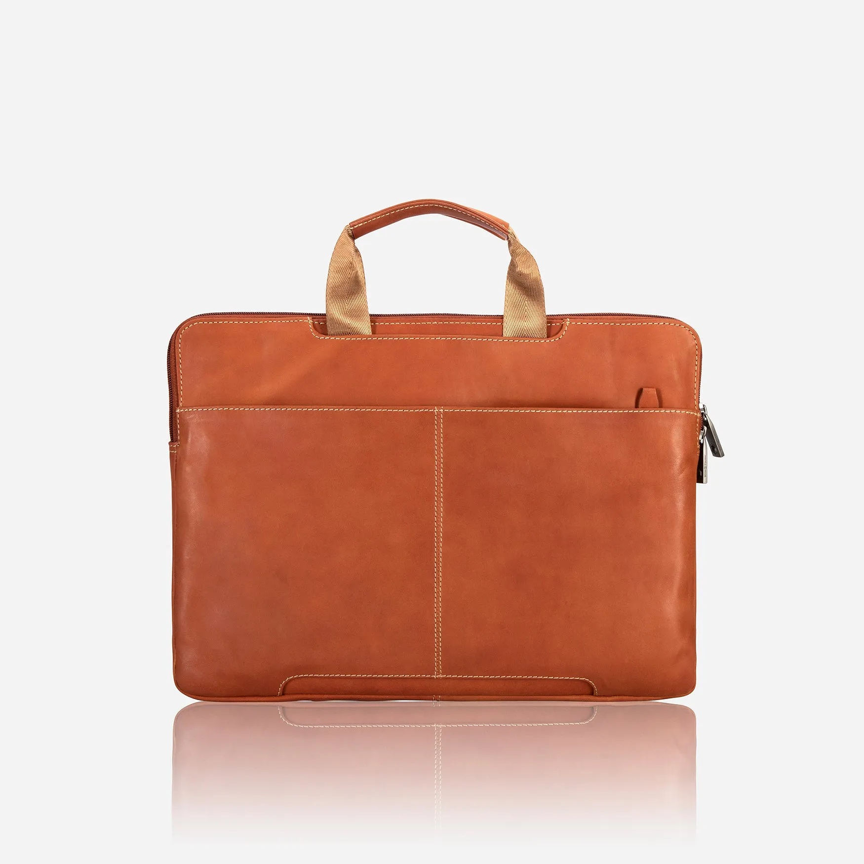 Jekyll & Hide Texas Extra Slim Business Briefcase, Clay