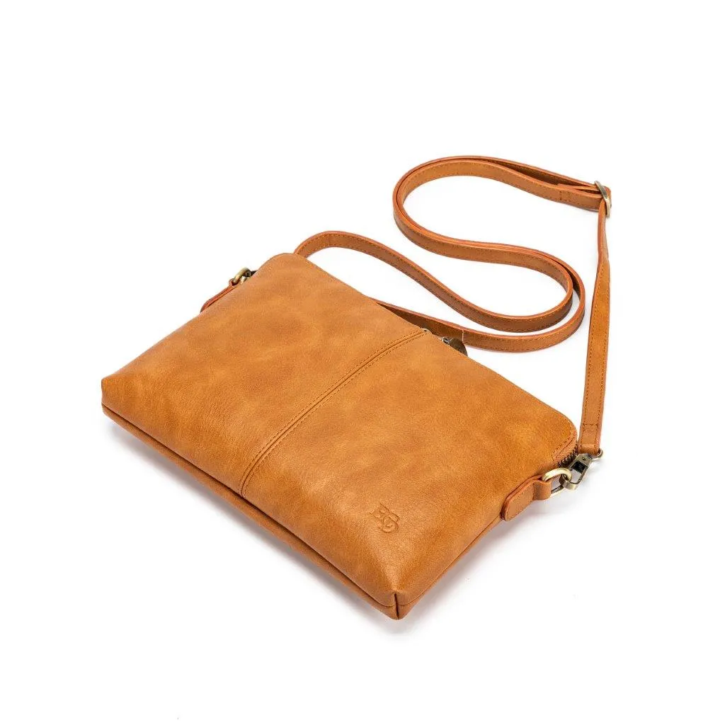 Kiara Tan Crossbody/Clutch