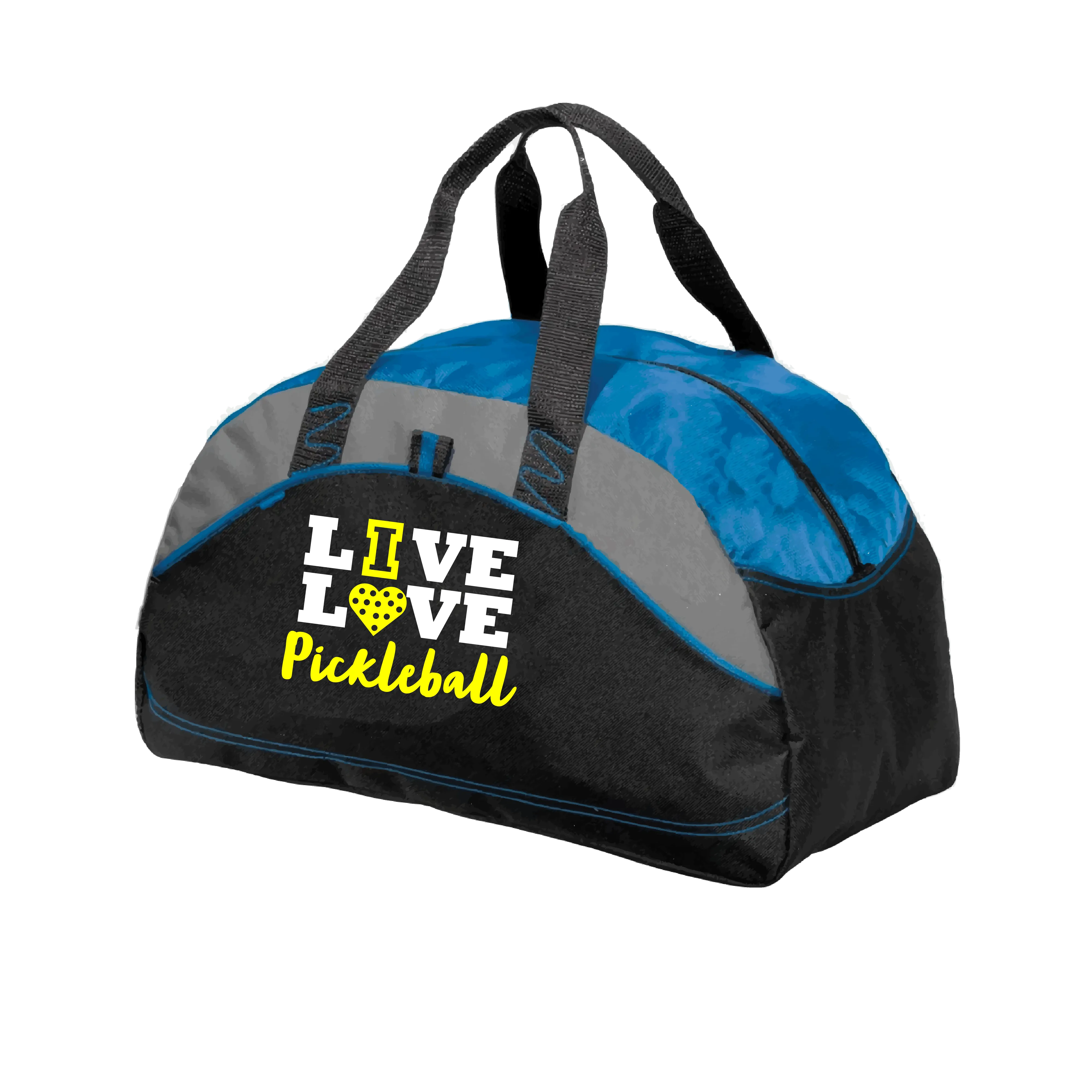 Live Love Pickleball | Pickleball Sports Duffel | Medium Size Court Bag