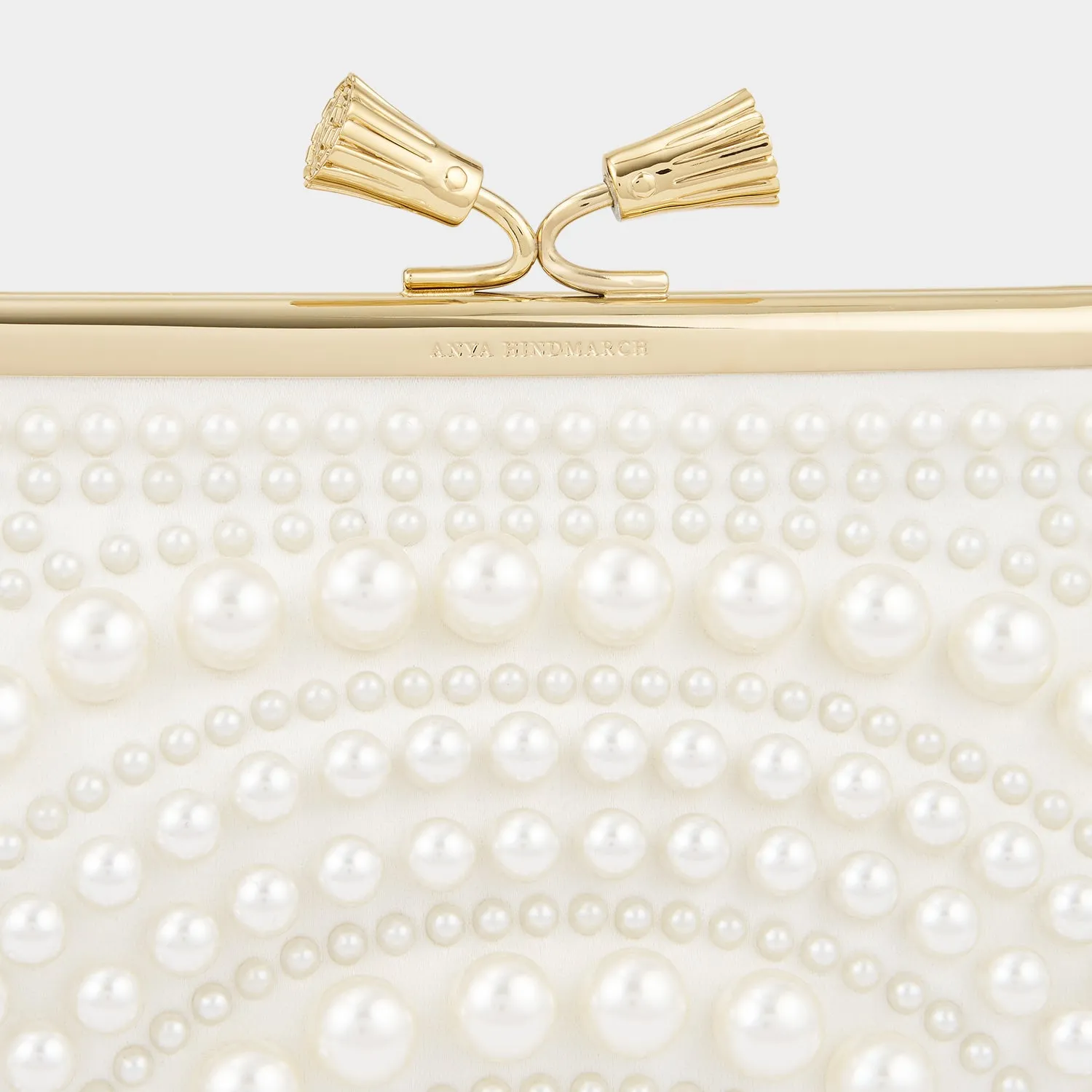 Maud Pearl Tassel Clutch