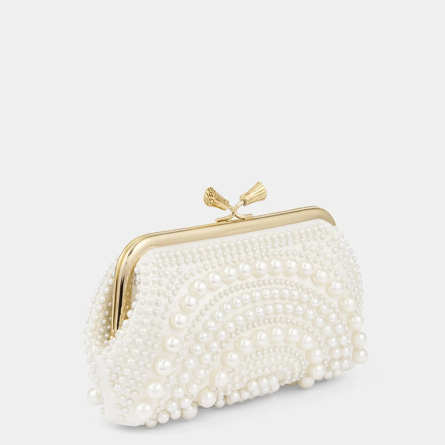 Maud Pearl Tassel Clutch