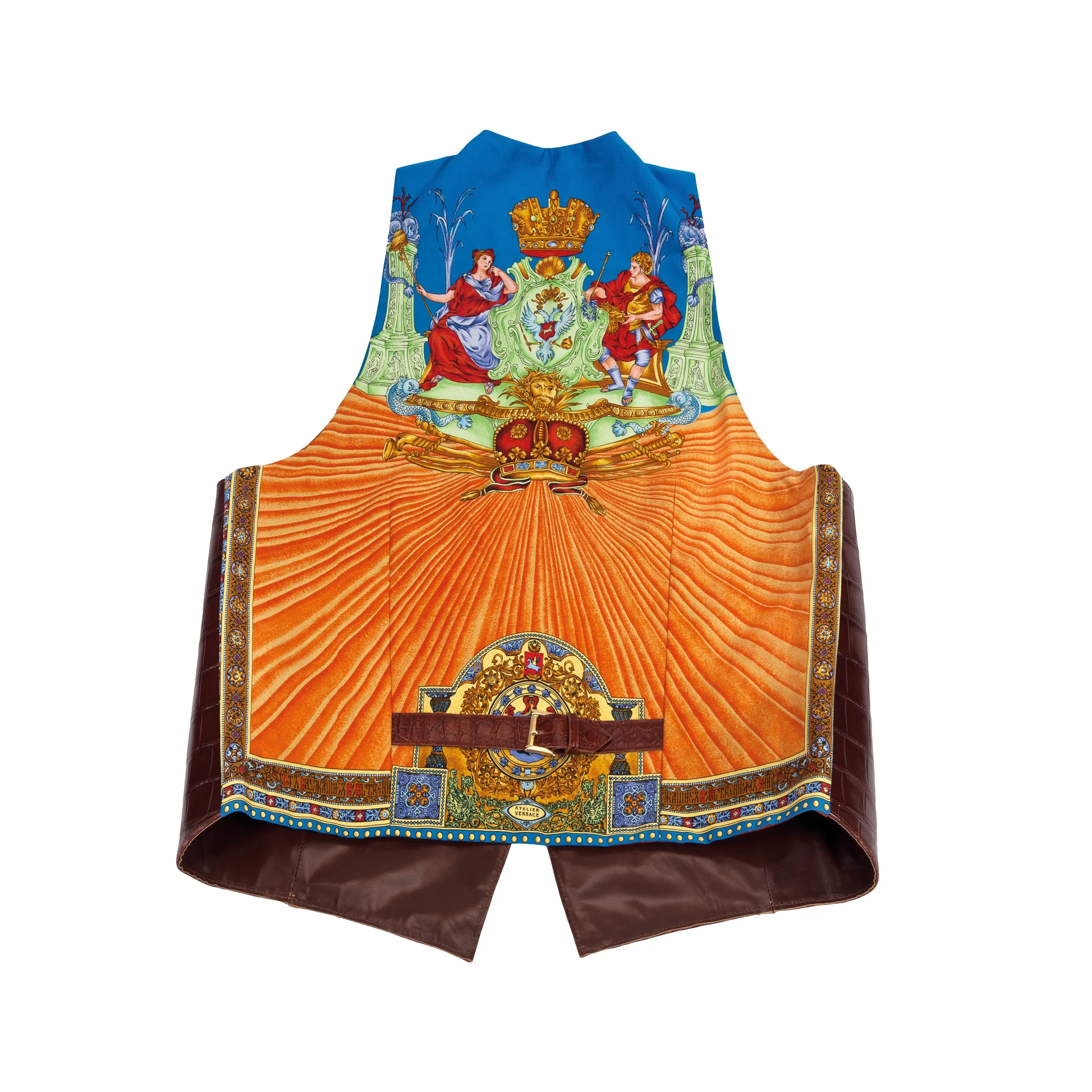 Mauri Gold Alligator Vest