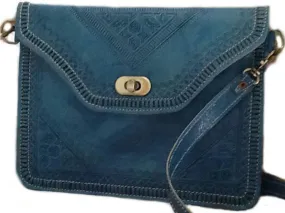 M'dina Square Clutch - Blue