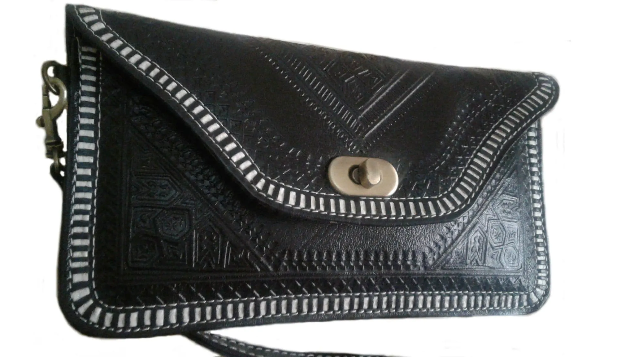 M'dina Wristlet Clutch - Black