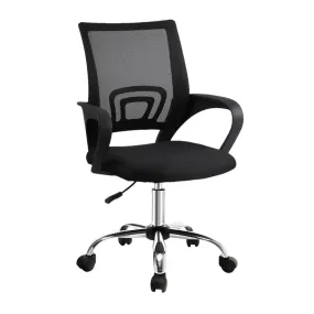 Mesh Executive Office Chair Computer Chair Mid Back - Black